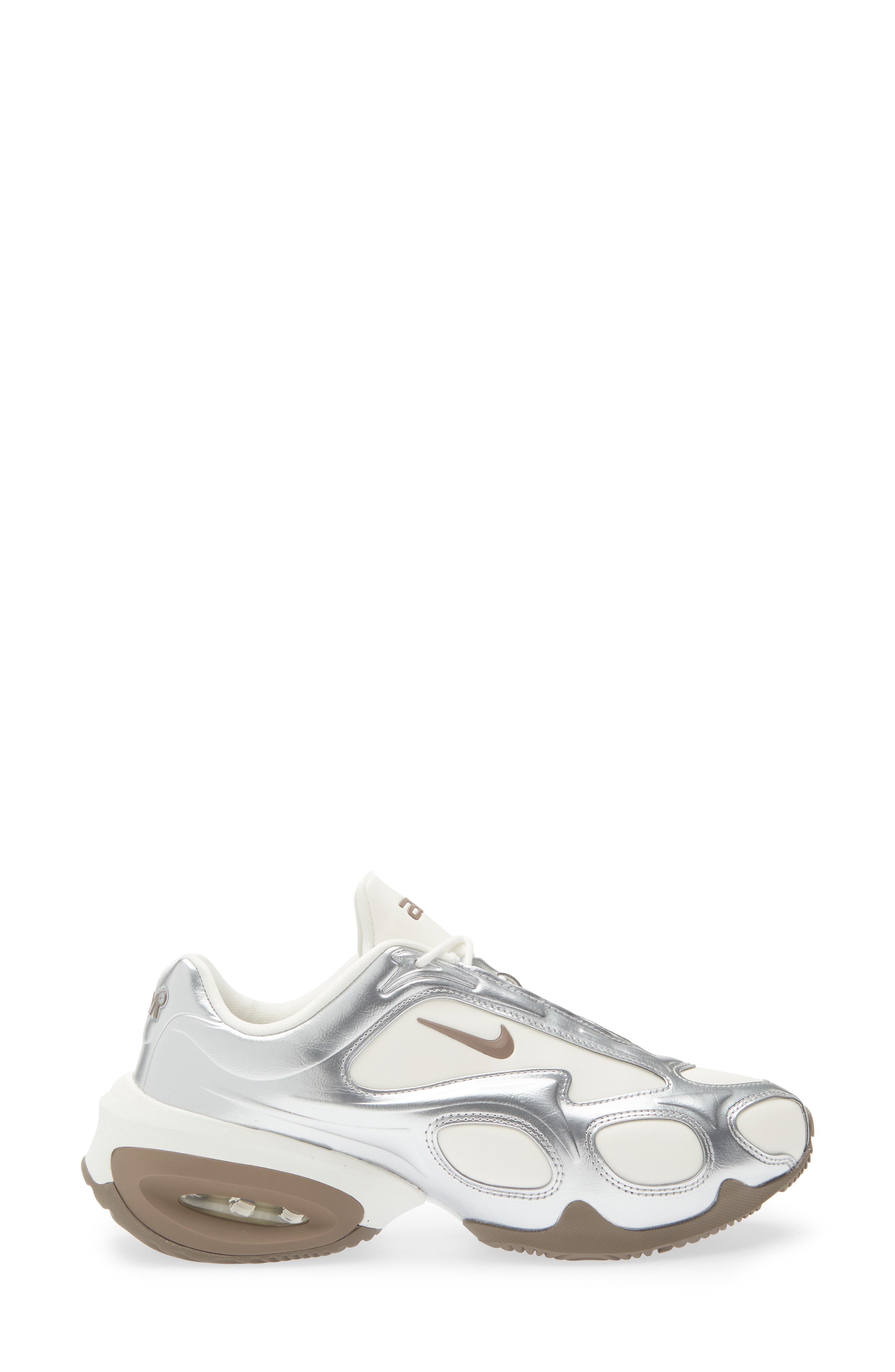 Nike Air Max Muse Sneaker, Alternate, color, Silver/ Mink Brown-Sail