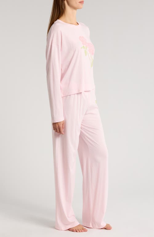 Shop Pj Salvage Cotton & Modal Pajamas In Blush