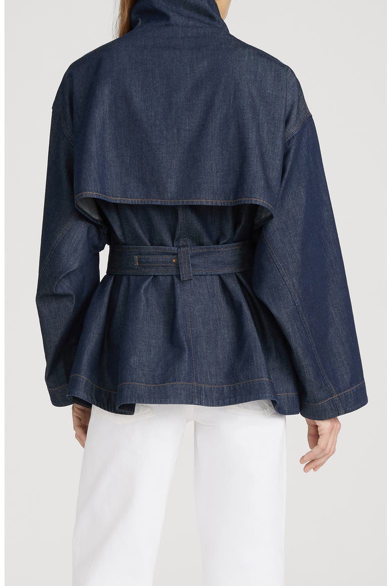 The Denim Short Field Trench, Alternate, color, RINSE