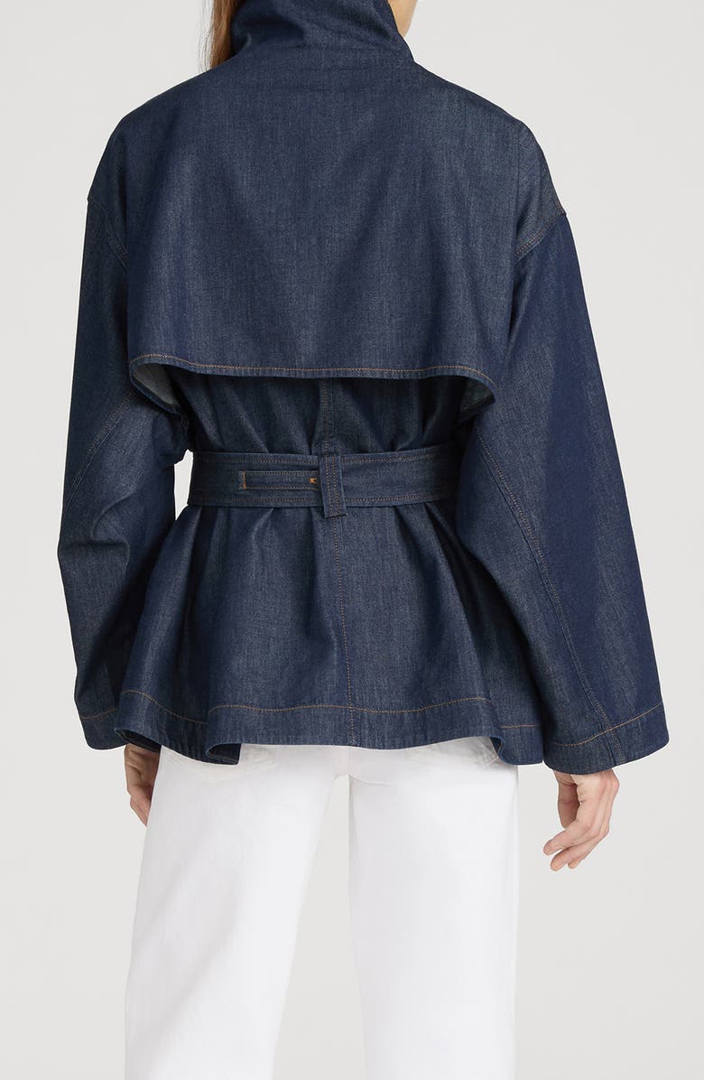 FRAME The Denim Short Field Trench, Alternate, color, Rinse