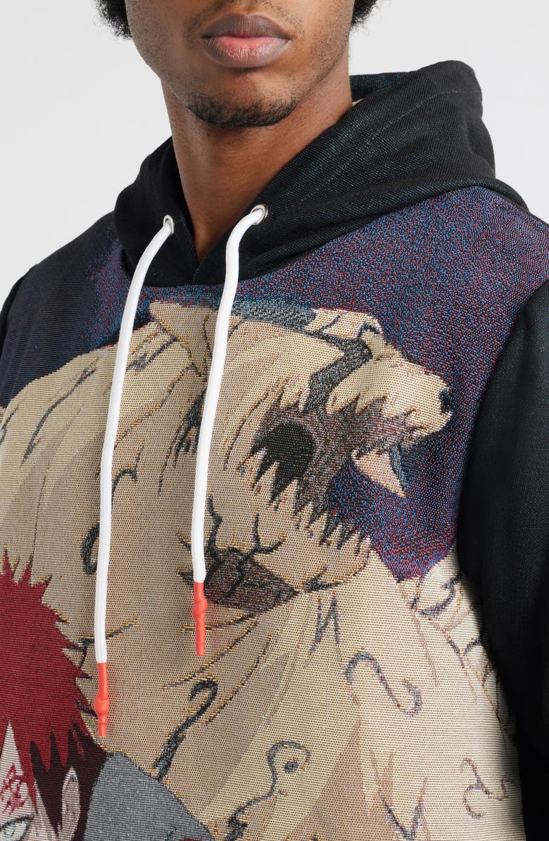 VERYRARE Gaara & Shukaku Graphic Hoodie, Alternate, color, Black