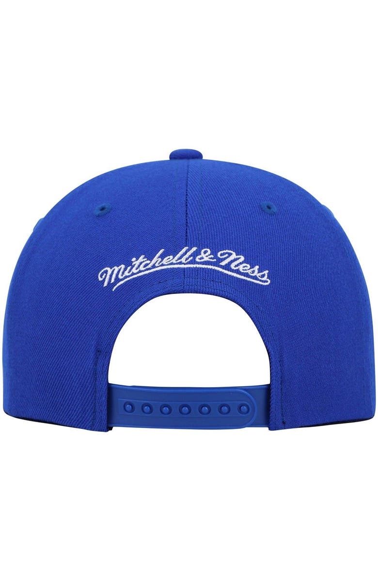 Mitchell & Ness Men's Mitchell & Ness Blue Detroit Pistons Ground 2.0 Snapback Hat, Alternate, color,