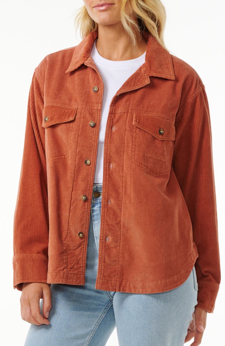 Rip Curl Stevie Corduroy Button-Up Shirt, Main, color, 
