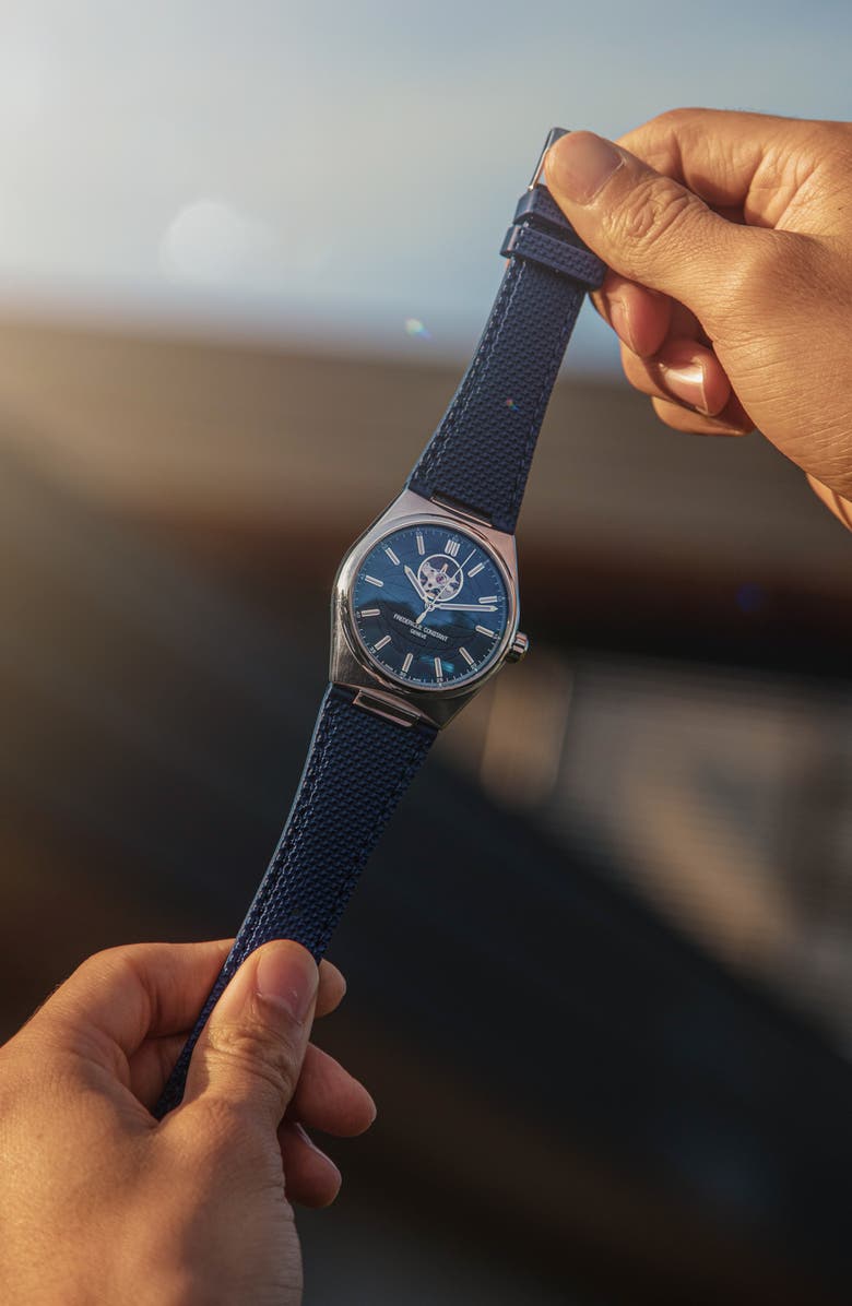 FREDERIQUE CONSTANT Highlife Heartbeat Automatic Interchangeable Strap Watch, 41mm, Alternate, color,