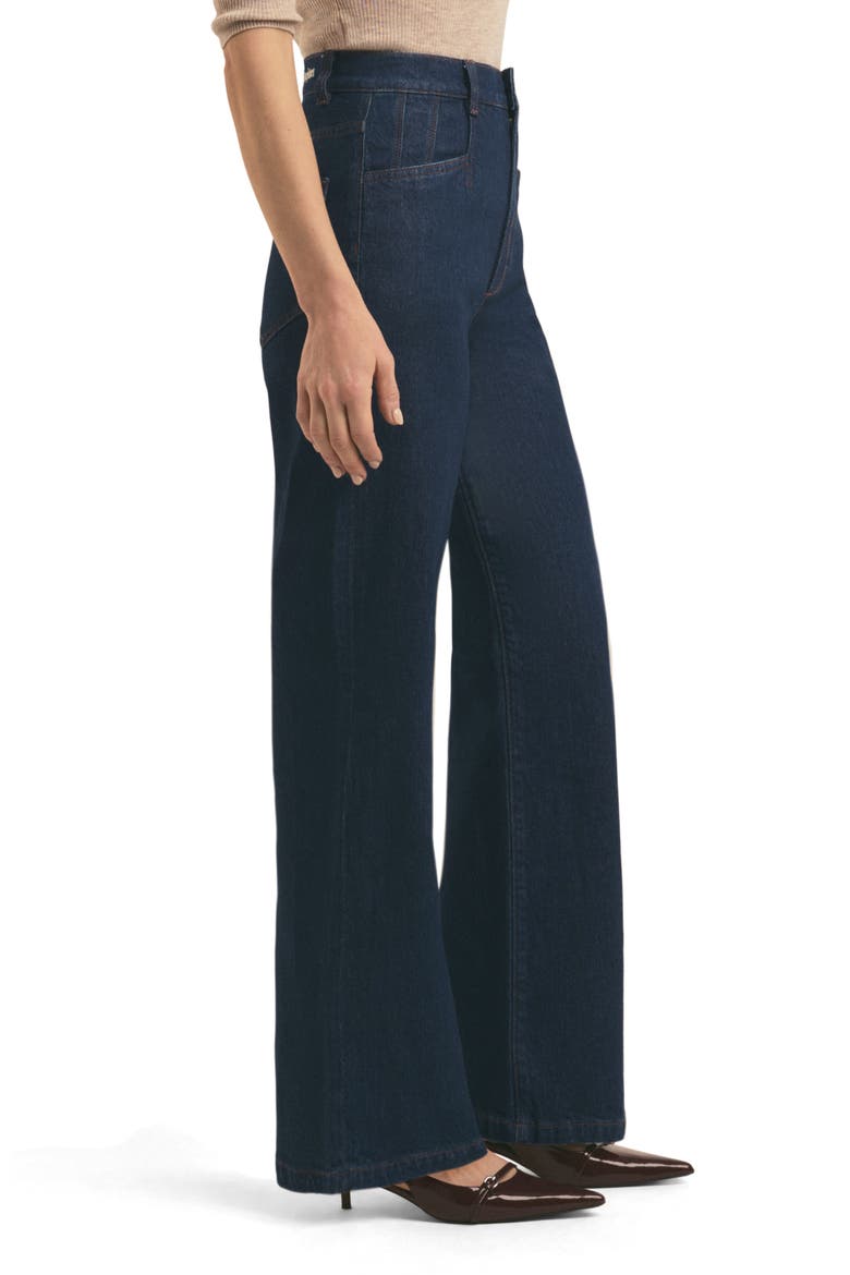 The Jordie High Waist Wide Leg Jeans, Alternate, color, PEPPER