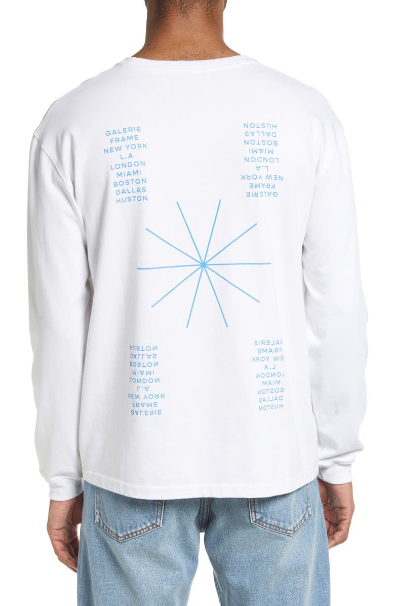 FRAME Men's Galerie Long Sleeve Cotton Graphic Tee, Alternate, color,