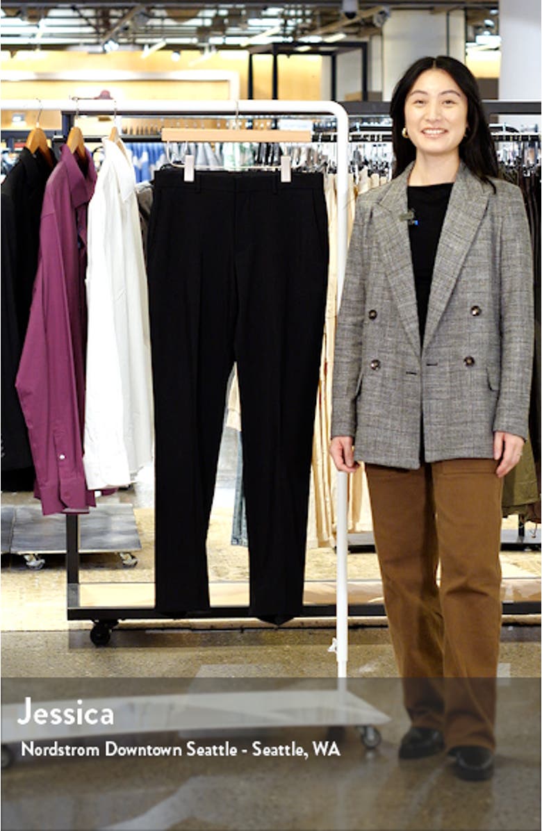 Henrik Trim Fit Solid Stretch Wool Suit Pants, sales video thumbnail