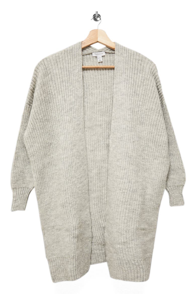 Ribbed Open Front Cardigan video