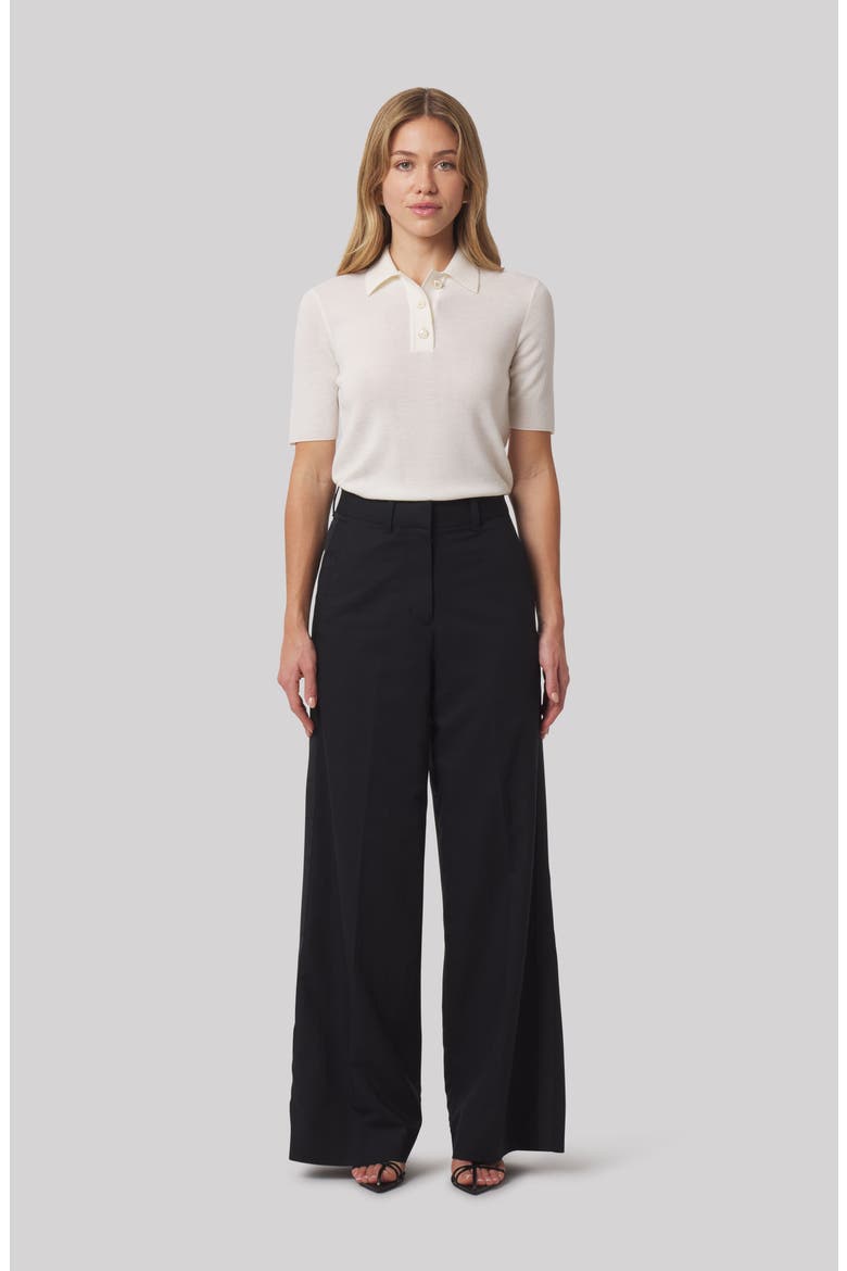 Danielle Wool Polo, Alternate, color, ANTIQUE WHITE