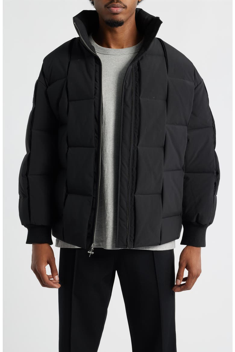 Milazzo Basketweave Quilted Puffer Jacket (Men) | Nordstrom