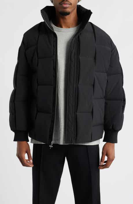 SANTO STUDIO Milazzo Basketweave Quilted Puffer Jacket