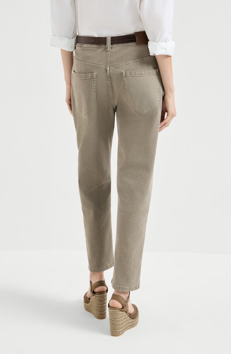Brunello Cucinelli Baggy Tapered trousers, Alternate, color, Military