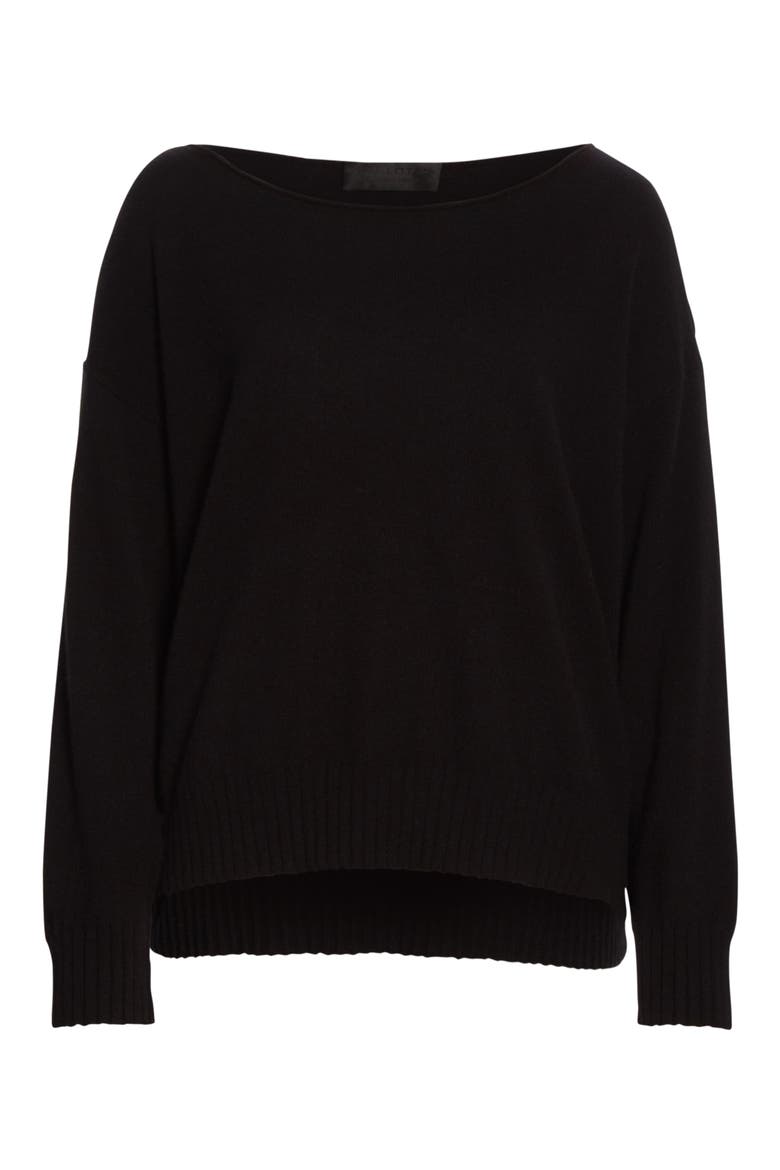 Jolene Cashmere Sweater, Alternate, color, BLACK