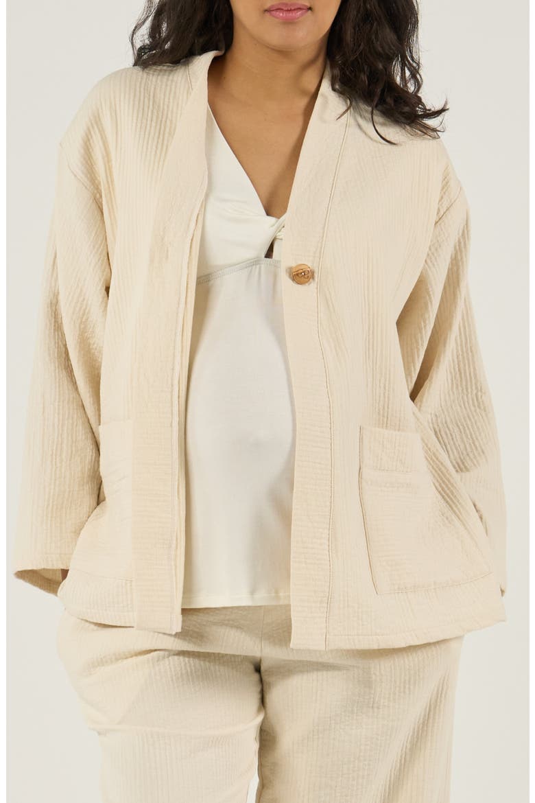 Maternity and nursing jacket Celia, Main, color, Natural
