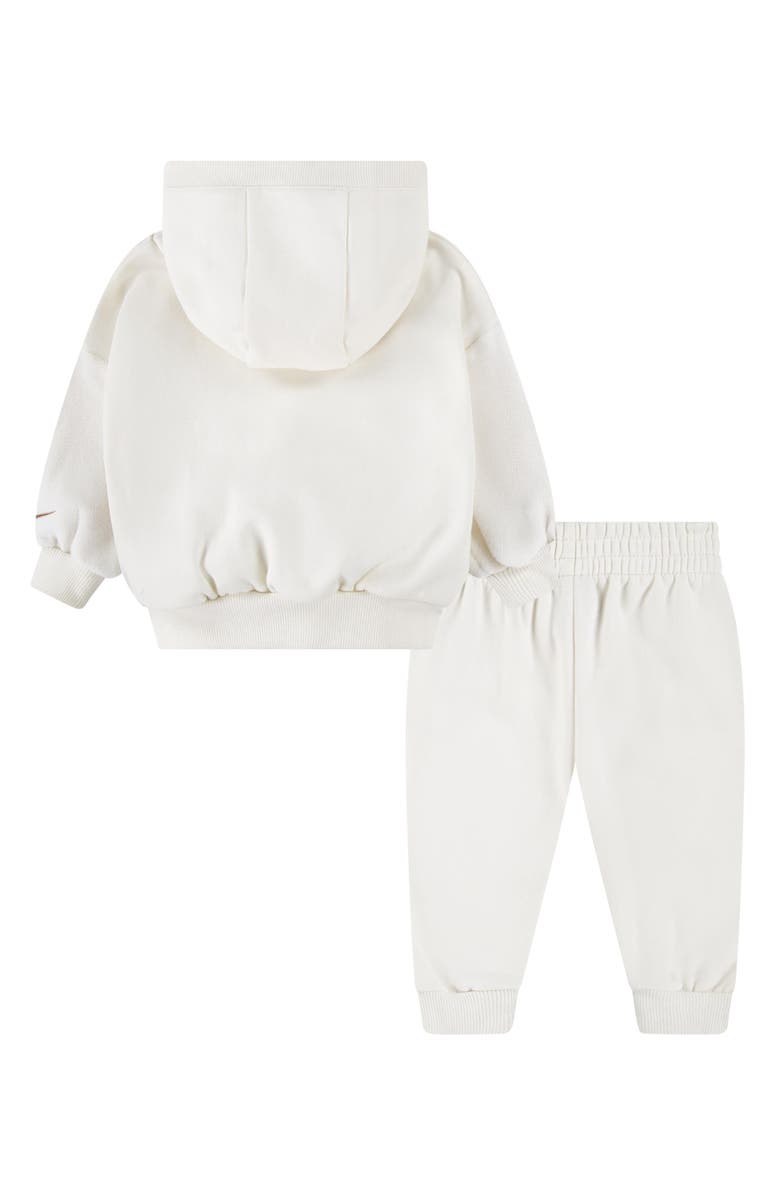 Nike Animal Embroidered Fleece Hoodie & Joggers Set, Alternate, color, Pale Ivory