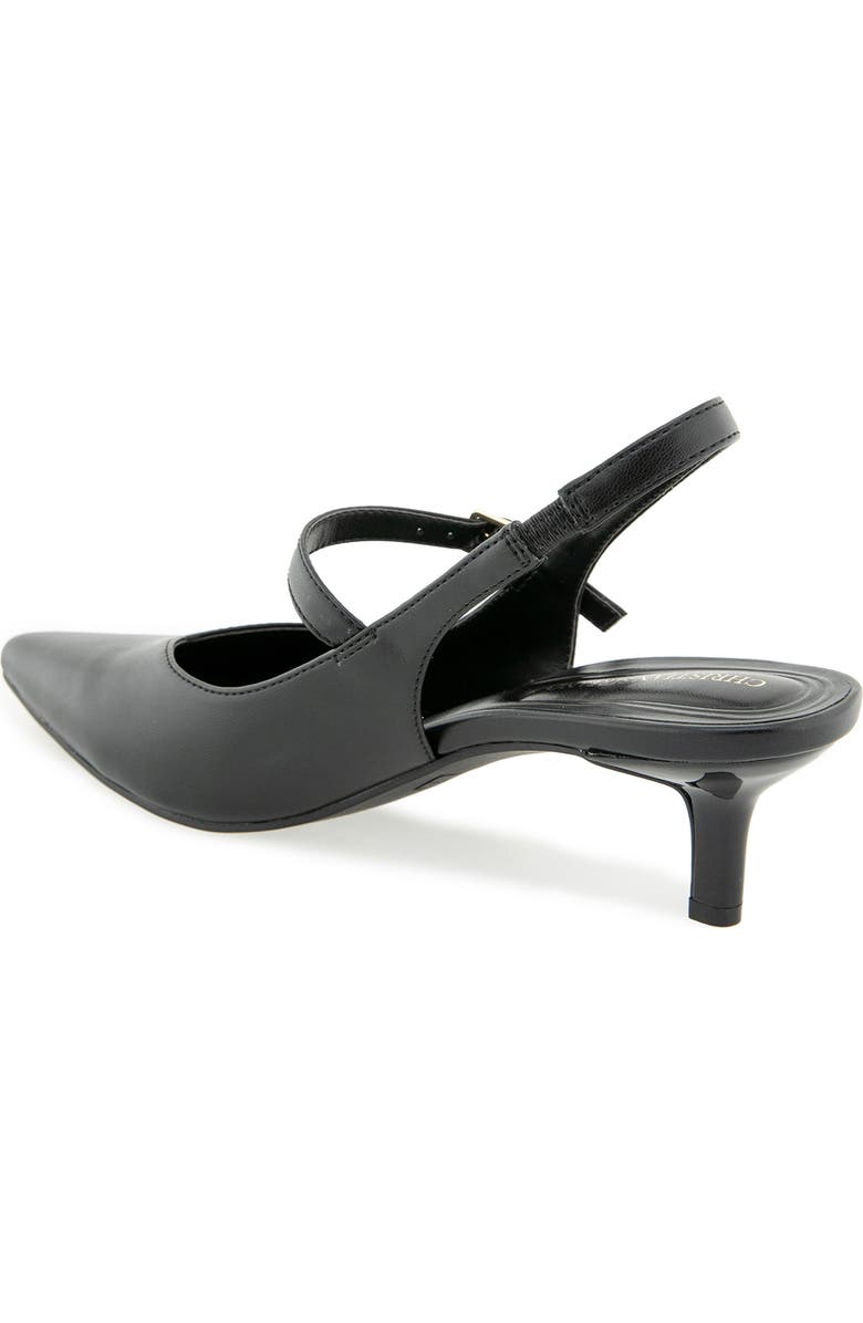 Christian Siriano Daray Slingback Pump, Alternate, color, Black Pu