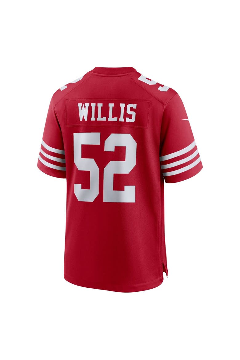 Men's Nike Patrick Willis Scarlet San Francisco 49ers Retired Player Game Jersey, Alternate, color, Scarlet