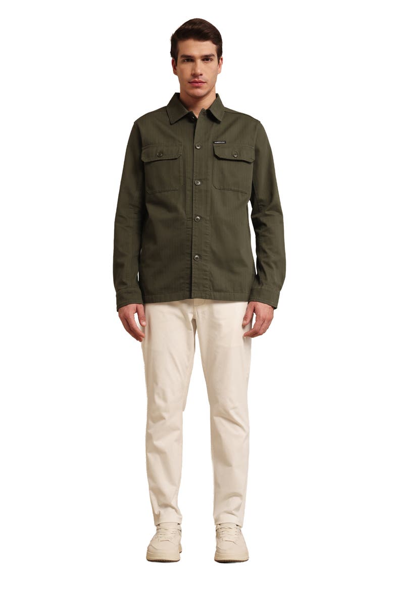Men's Shirt Jacket, Alternate, color, Olive