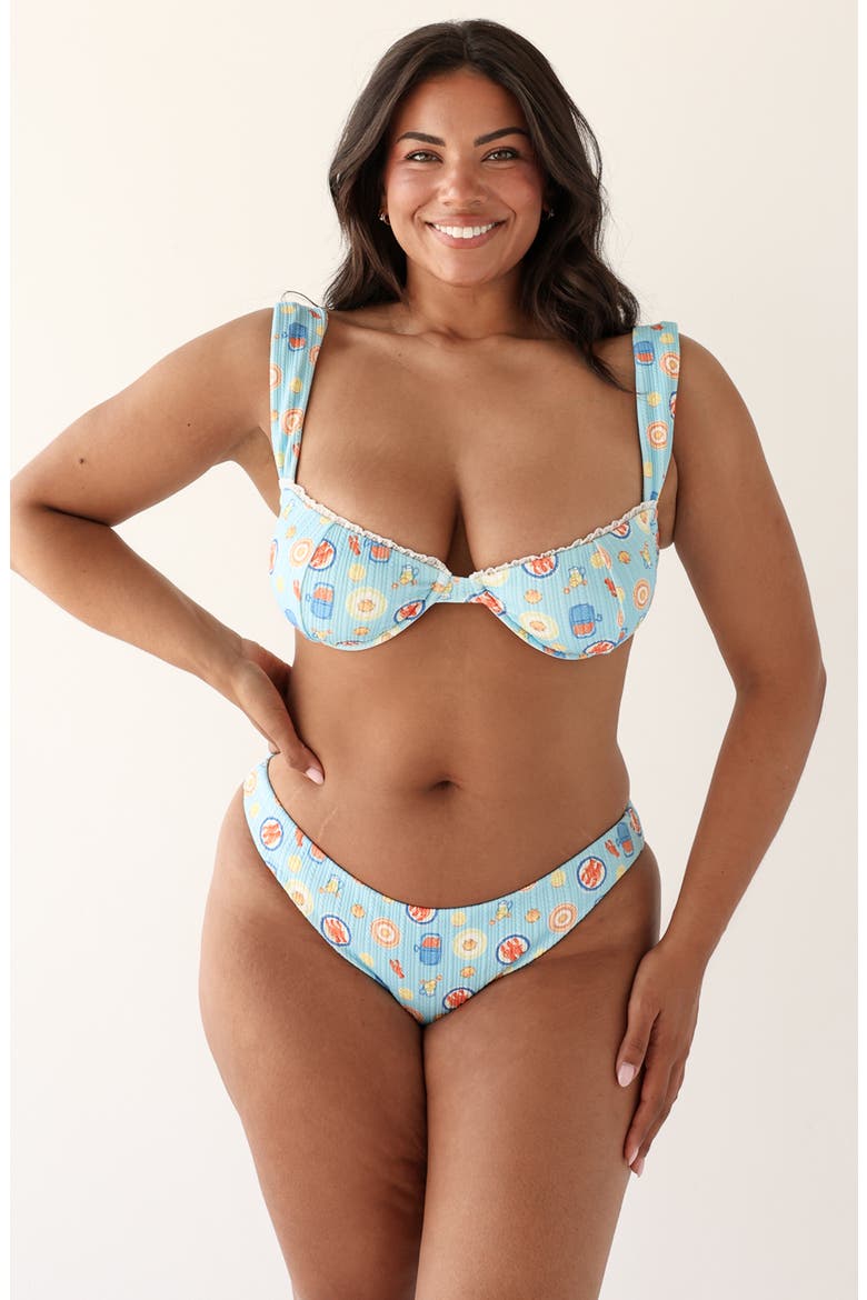 Athena Underwire Bikini Top, Alternate, color, Paros