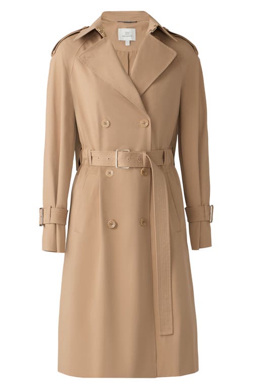 Soia & Kyo Becky Double Breasted Trench Coat In Neutral