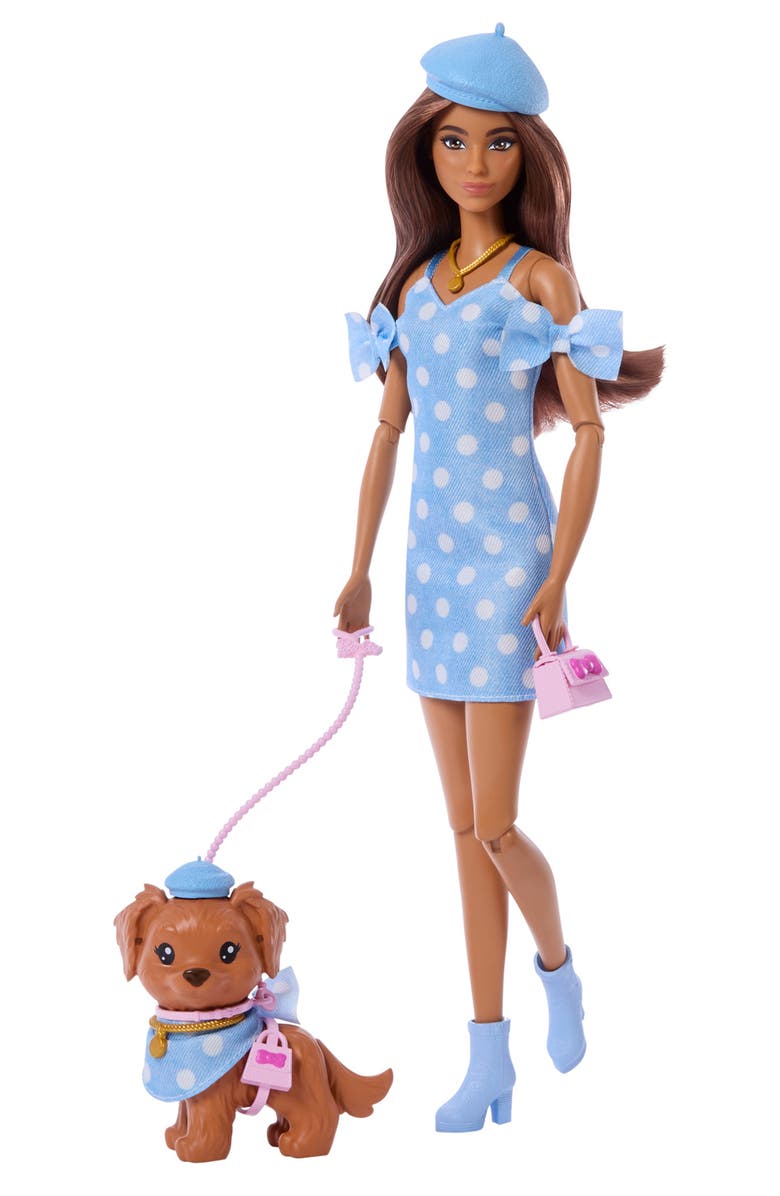 Barbie Twinning Looks<sup>™</sup> Doll & Pet Dog Set, Alternate, color, 