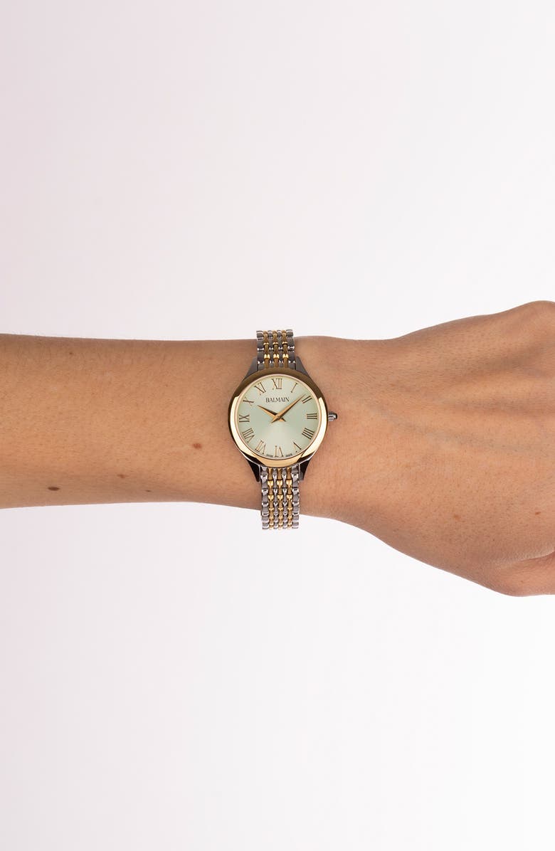 Balmain de Balmain Bracelet Watch, 29mm, Alternate, color, Two Tone Steel Gold