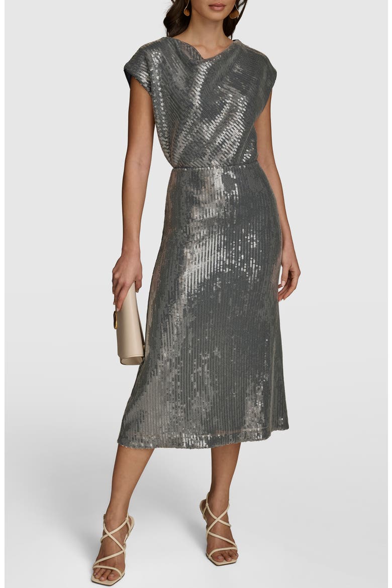 Sequin Mesh Skirt, Alternate, color, STORM BLUE