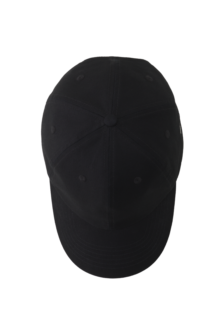 Label Cotton Cap, Alternate, color, Black