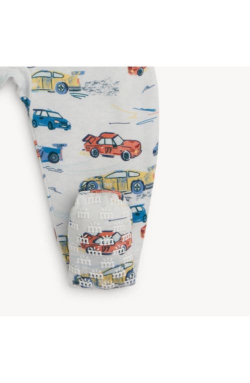 MAGNETIC ME MAGNETIC ME LAP OF LIFE RACE CAR PRINT MAGNETIC CONVERTIBLE ROMPER 