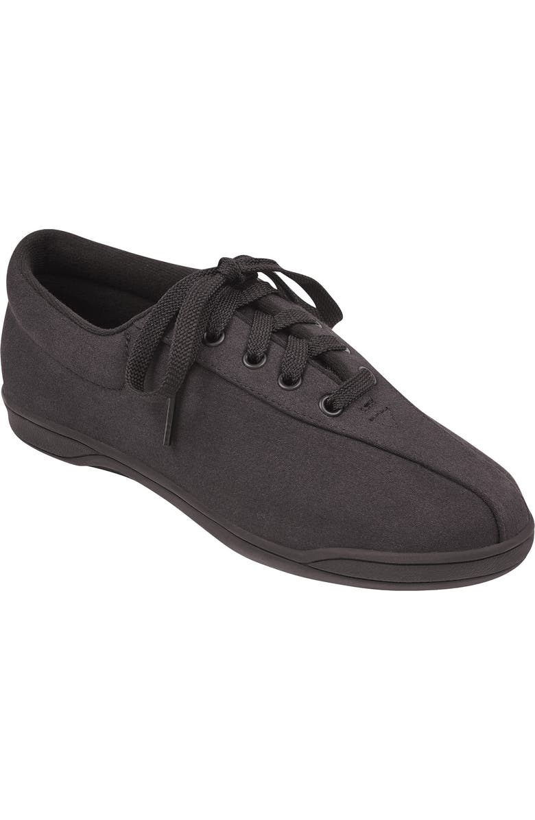 Easy Spirit AP2 Sneaker, Main, color, Black Fabric
