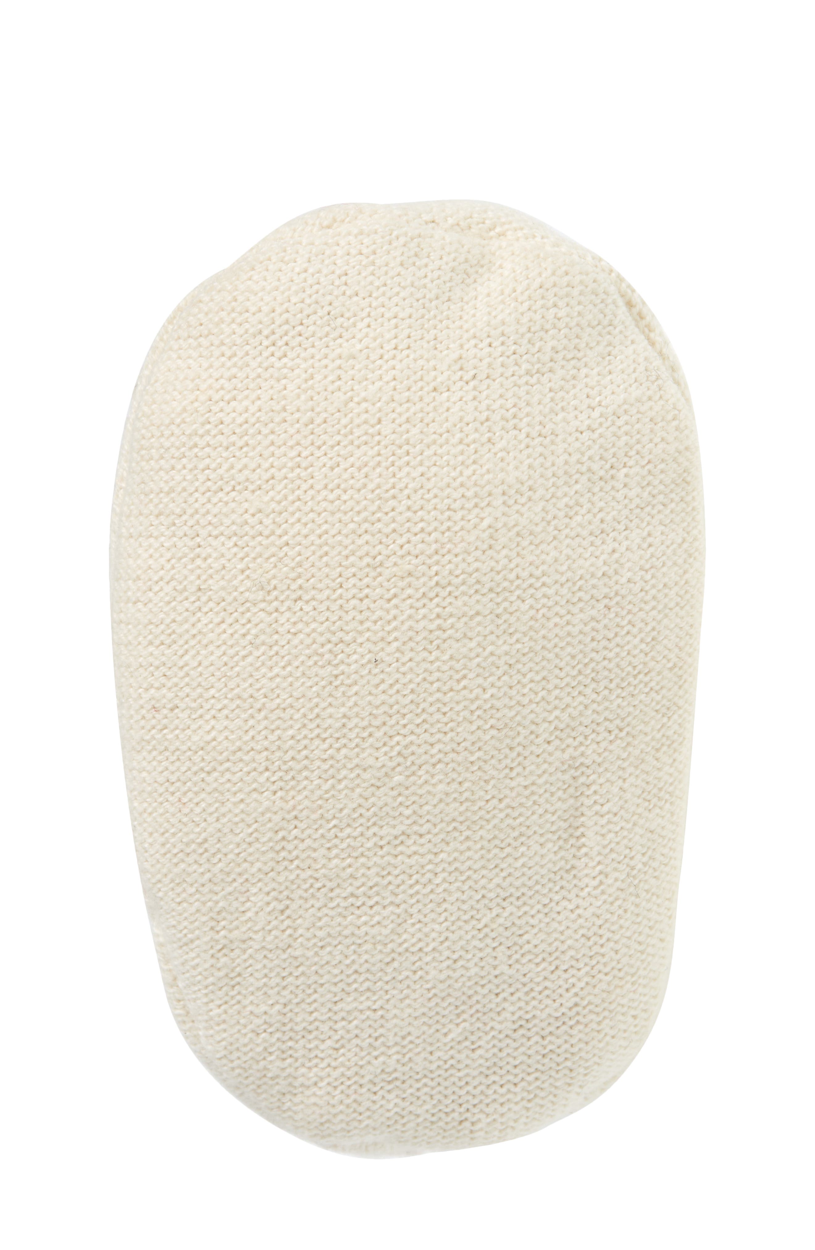 Pompom Cotton Bootie, Alternate, color, IVORY