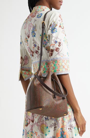 ハンドバッグ ETRO BUCKET BAG ARNICA SMALL Etro Small Arnica Coated Canvas Bucket Bag | Nordstrom