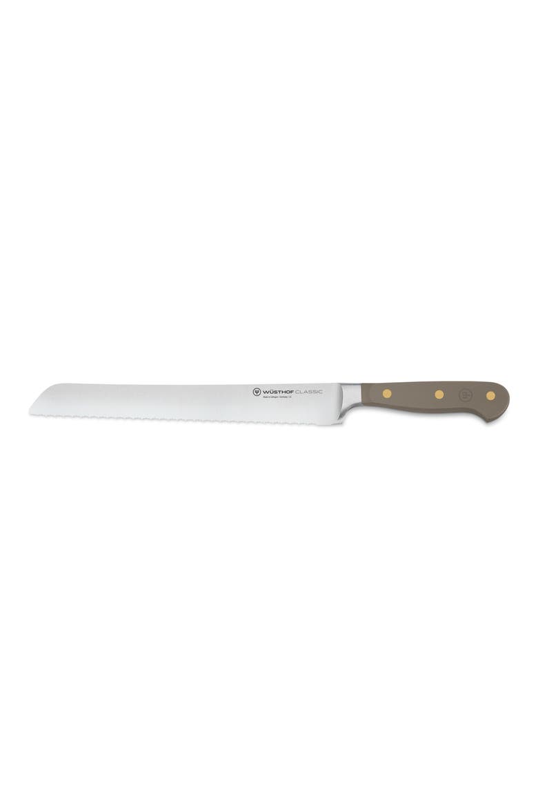 Classic 9-Inch Precision Double-Serrated Bread Knife, Main, color, GREY