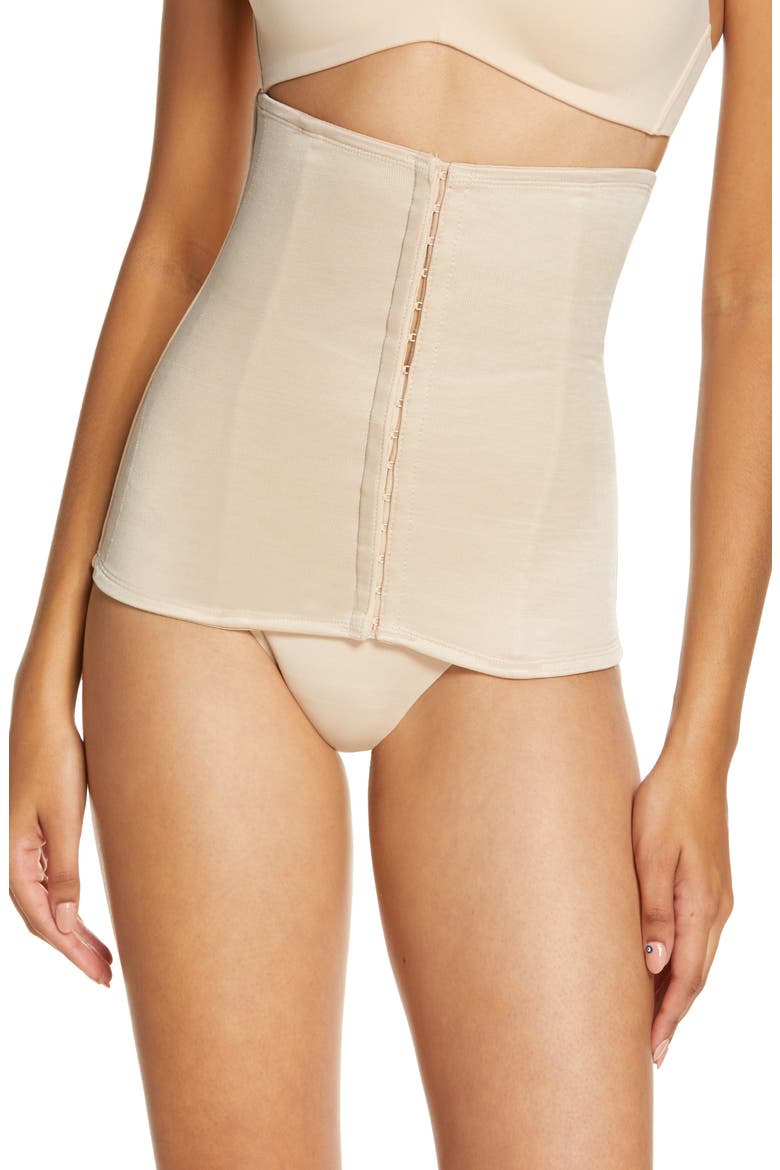 Inches Off Waist Cincher, Main, color, WARM BEIGE