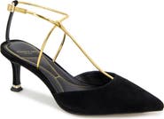 Kenneth Cole Umi T-Strap Pointed Toe Pump