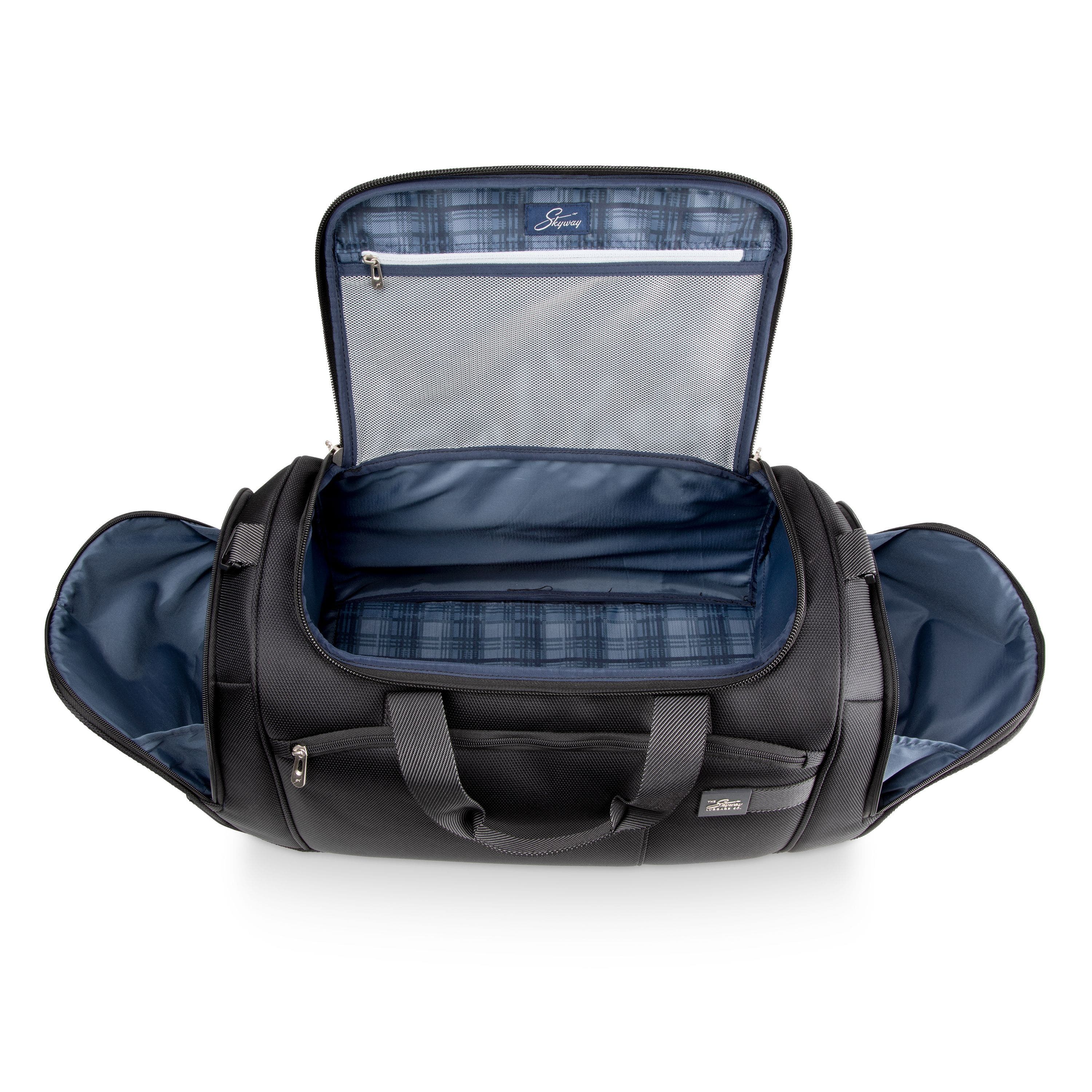 Sigma 7.0 Softside Carry On Weekender Duffel Bag, Alternate, color, Black