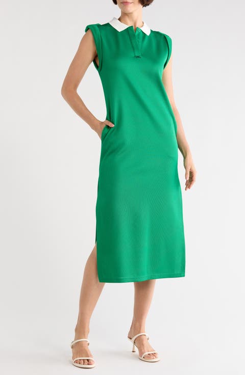 Sleeveless Polo Dress