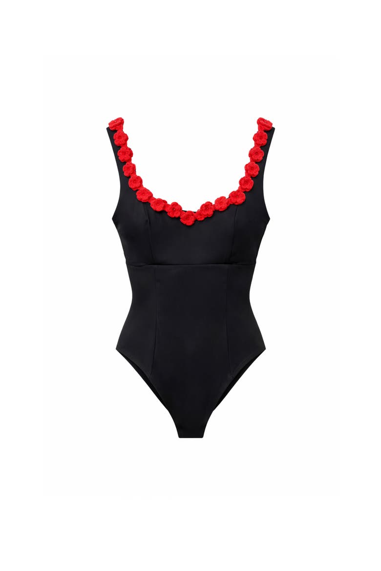 Satuna Swimsuit, Alternate, color, Black