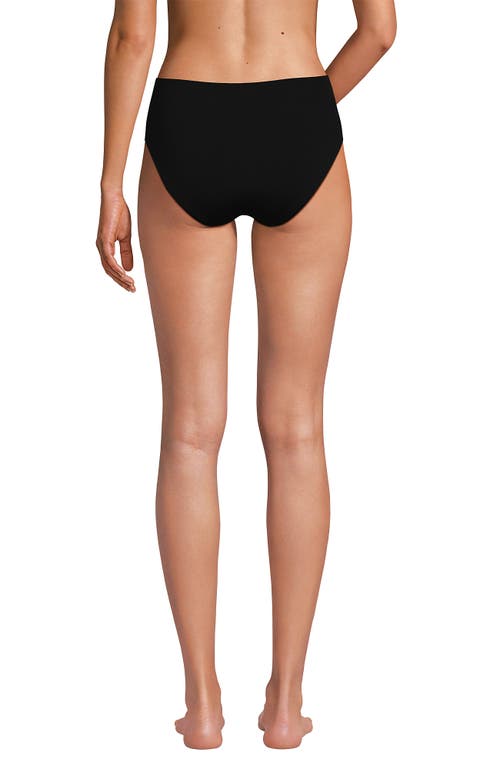 LANDS' END LANDS' END CHLORINE RESISTANT MID RISE CLASSIC BIKINI BOTTOMS
