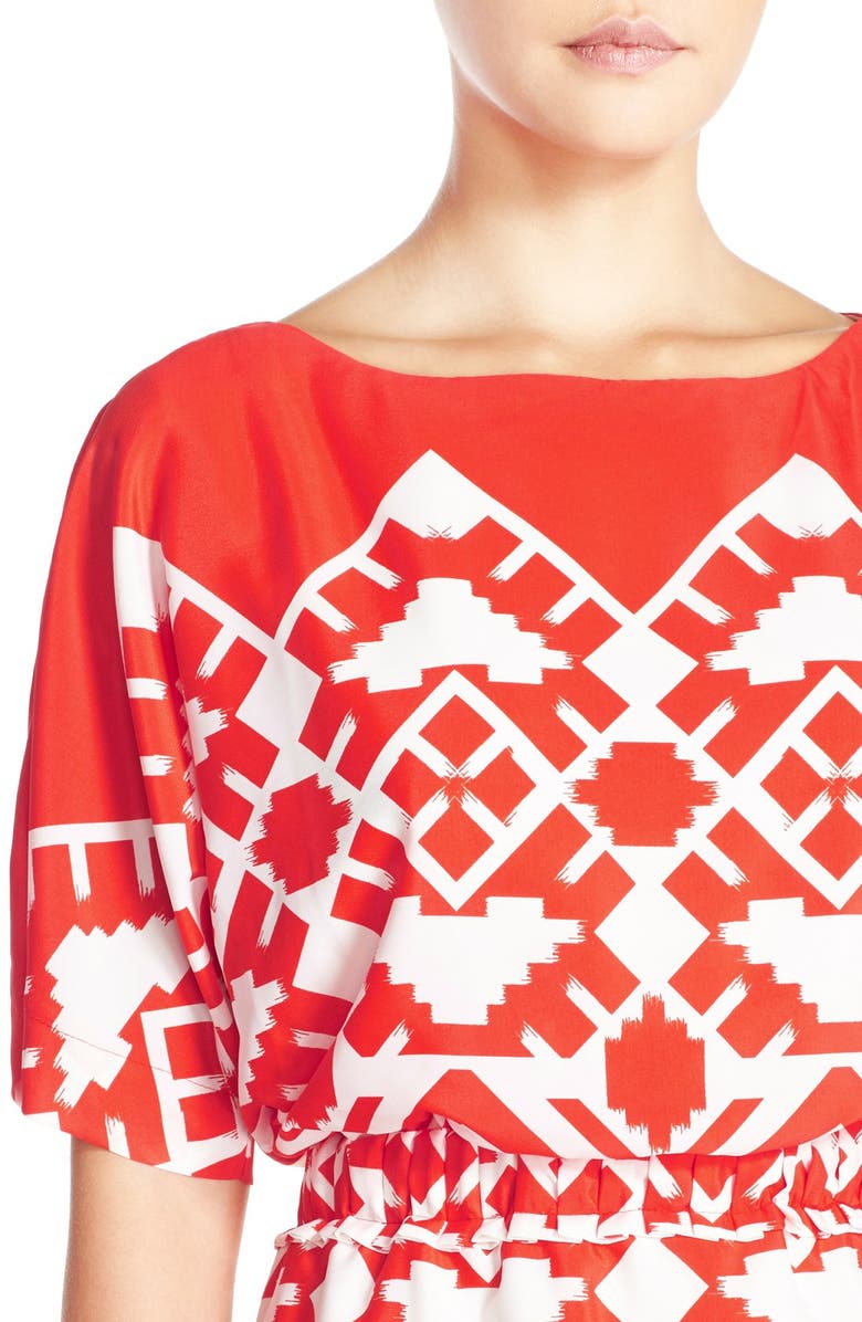 Eliza J 'OBI' Geometric Sheath Dress, Alternate, color, 