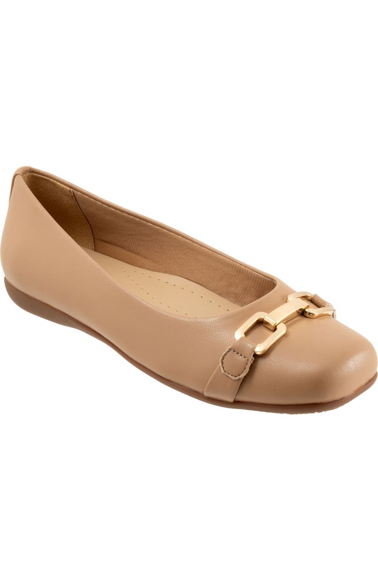 Trotters Sadie Flat, Main, color, Beige