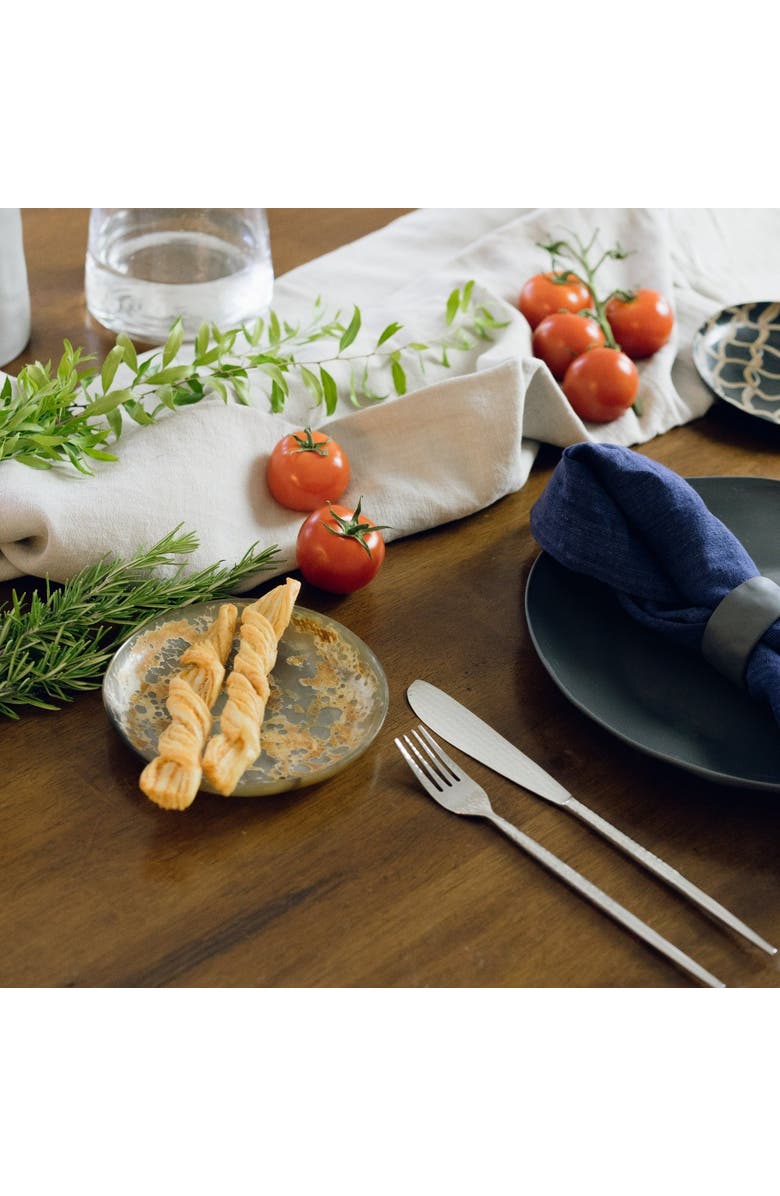 Be Home Horn Appetizer Speckled Plate, Alternate, color, Natural