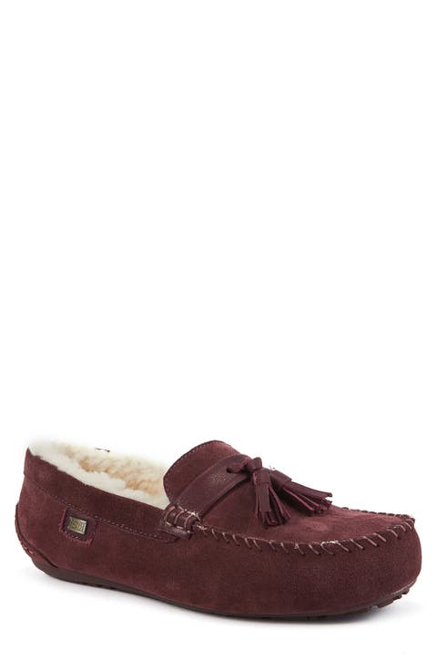 Hamilton Genuine Shearling Lined Tassel Loafer (Men)