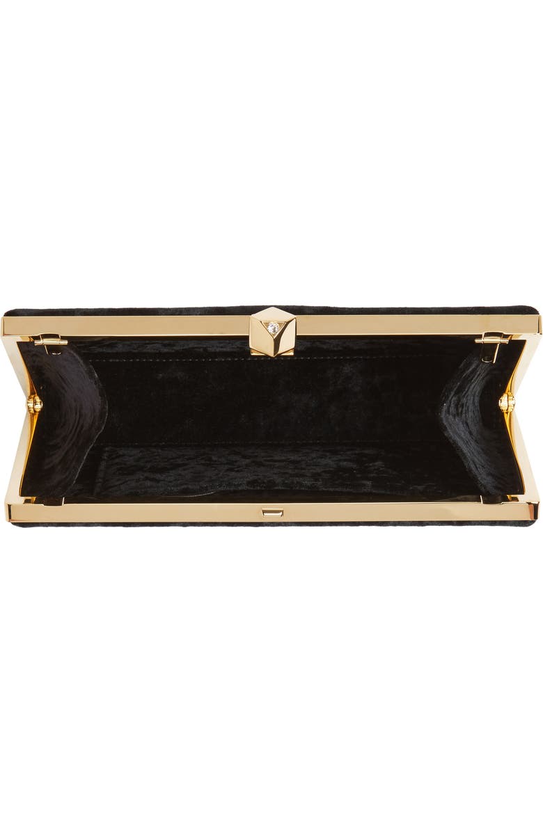 Jimmy Choo Celeste Velvet Clutch, Alternate, color,