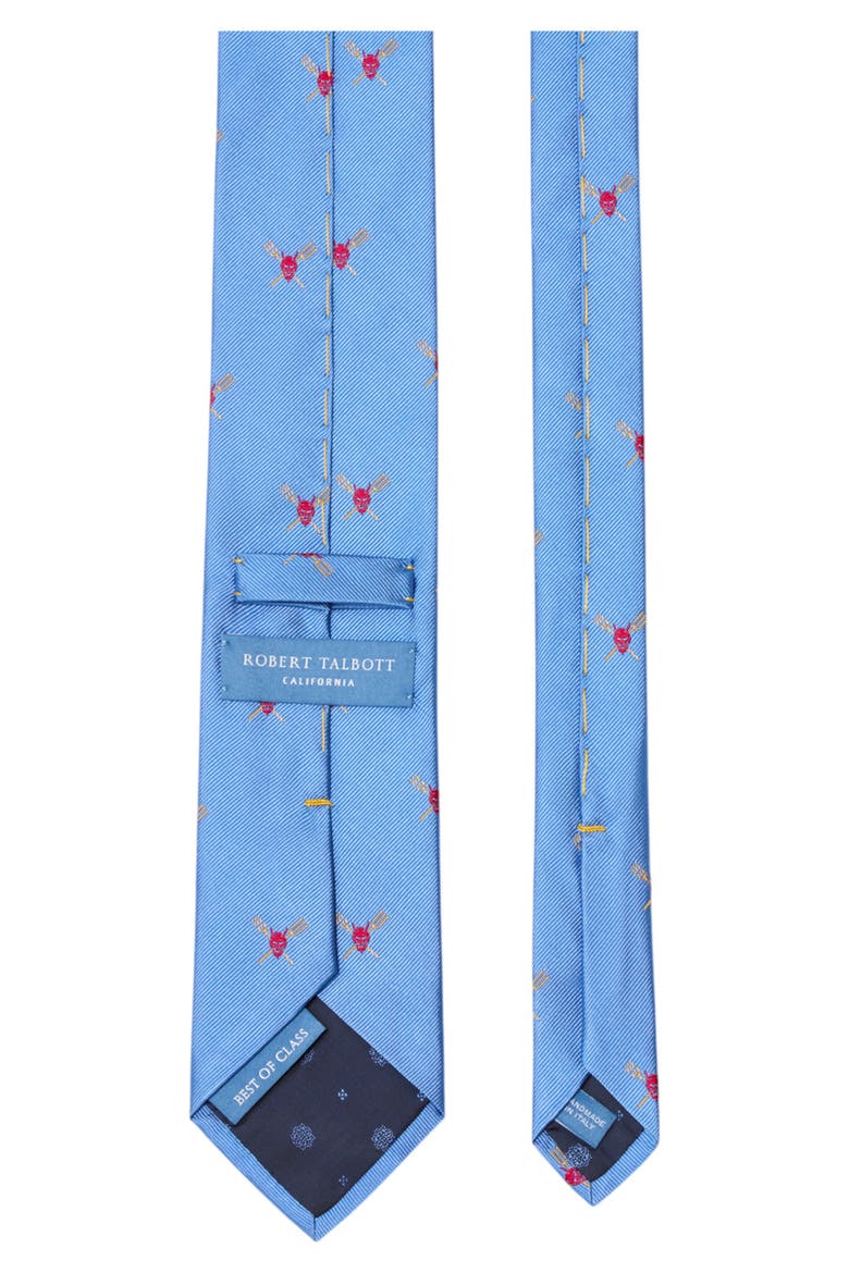 Robert Devil And Pitchforks Best of Class Necktie, Alternate, color, Light Blue