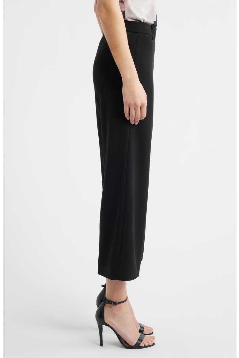 Wide Leg Crop Pants, Alternate, color, ANNE BLACK