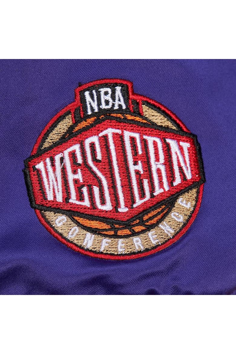 Men's Mitchell & Ness Purple Phoenix Suns Hardwood Classics Team OG 3.0 Lightweight Satin Full-Snap Jacket, Alternate, color, Purple