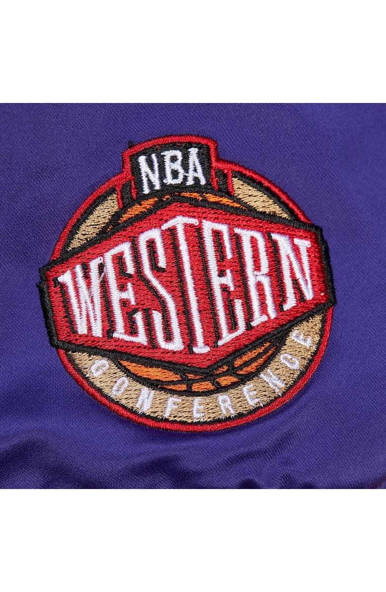 Mitchell & Ness Men's Mitchell & Ness Purple Phoenix Suns Hardwood Classics Team OG 3.0 Lightweight Satin Full-Snap Jacket, Alternate, color, Purple