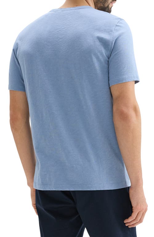 Theory Essential Crewneck Short Sleeve Tee In Rainstorm