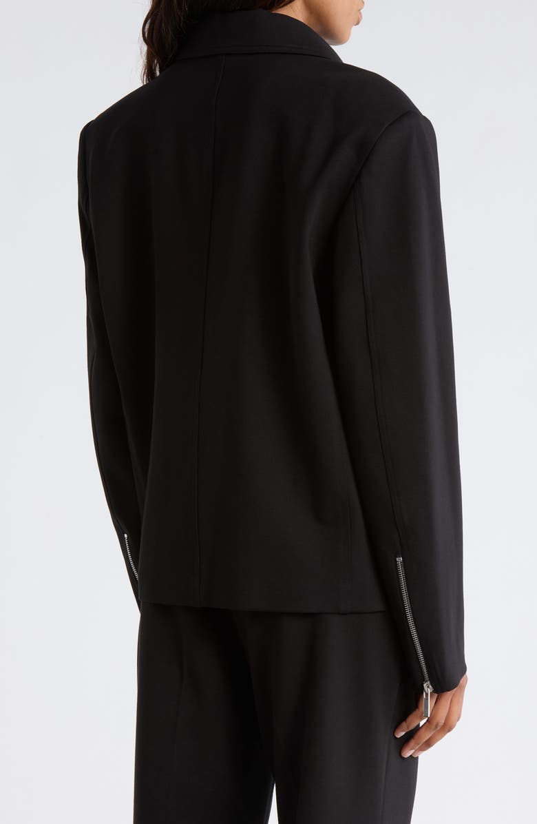 Helmut Lang Modern Zip Jacket, Alternate, color, Black
